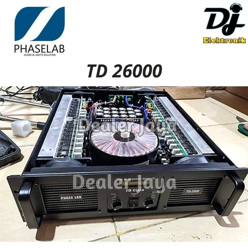 Jual Power Amplifier Phaselab / Phase Lab TD 26000 / TD26000 2