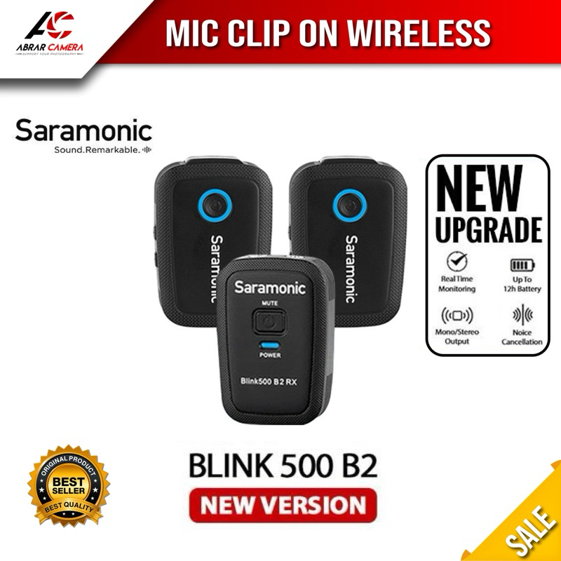 Jual Saramonic Blink 500 B2 New Version Ultracompact 2 Person Wireless