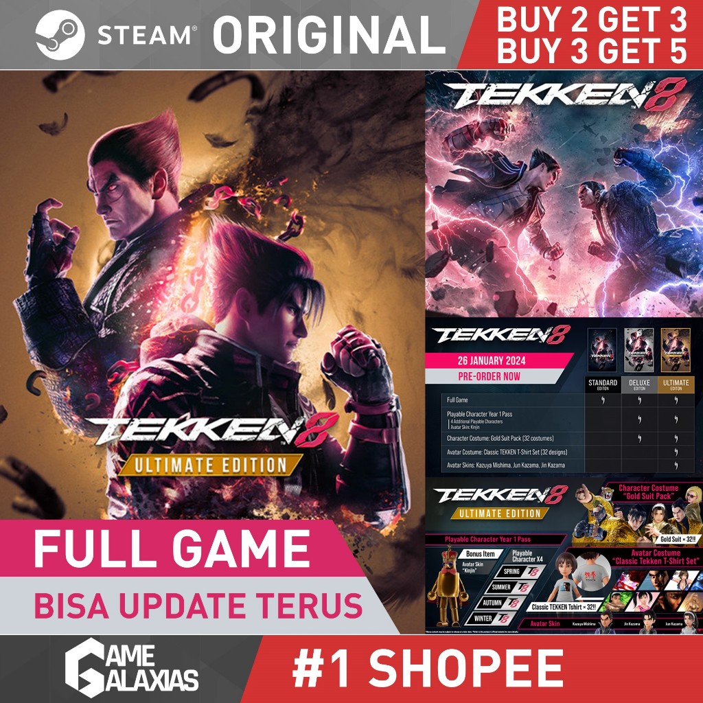 Jual TEKKEN 8 ULTIMATE EDITION FULL GAME PC ORIGINAL | Shopee Indonesia