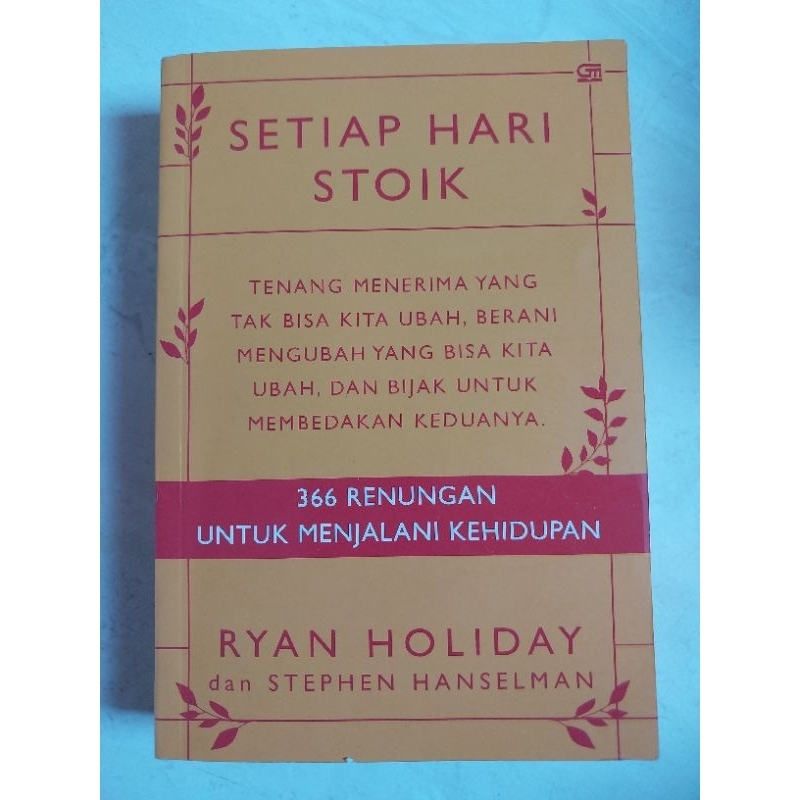 Jual Setiap Hari Stoik (366 Renungan Untuk Menjalanin Kehidupan ...
