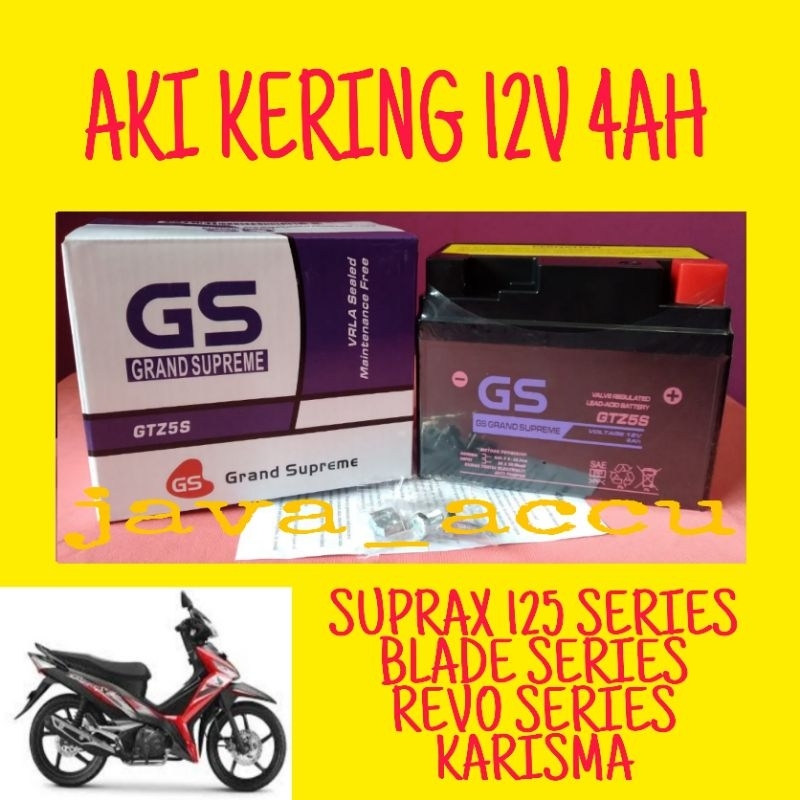Jual AKI MOTOR SUPRA X 125, REVO ABSOLUTE,REVO LAMA,REVO FIT, BLADE