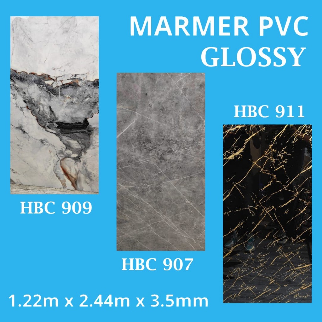 Jual PVC MARMER HBC 3,5mm Harga Perlembar | Shopee Indonesia