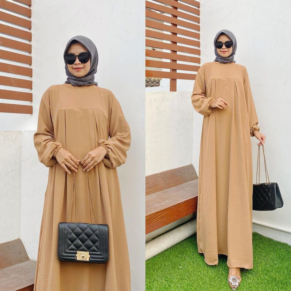 Jual Gamis Dress Wanita Terbaru 2024 Remaja Murah Lebaran / Gamis