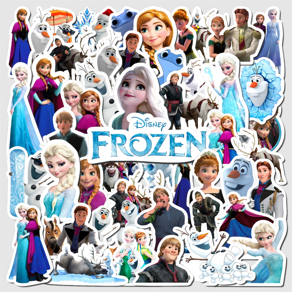 Jual 60PCS Stiker Frozen / Vinyl Waterproof Anti Air / Sticker Kartun ...