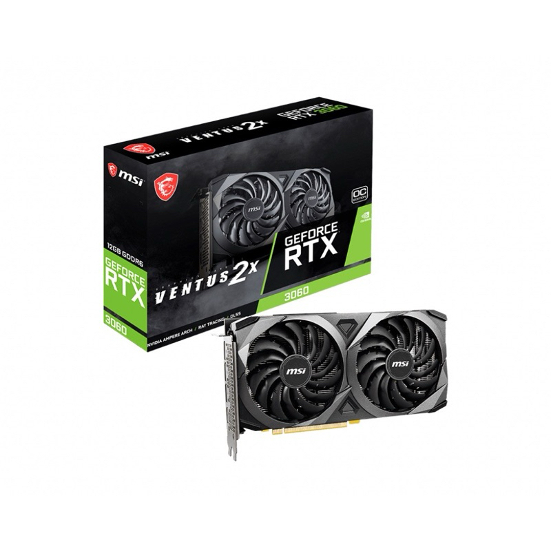 Jual Msi Geforce Rtx 3060 Ventus 2x Oc 12gb Gddr6 Vga Ampere Rtx3060