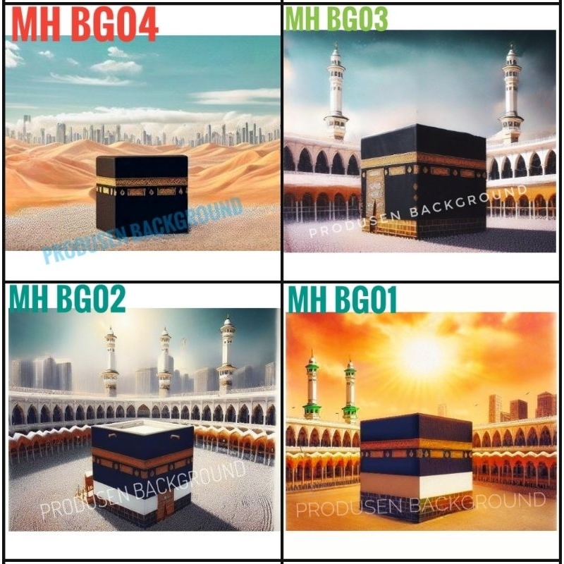 Jual Kain Background Manasik Haji studio foto backdrop MH BG Koleksi 1 ...