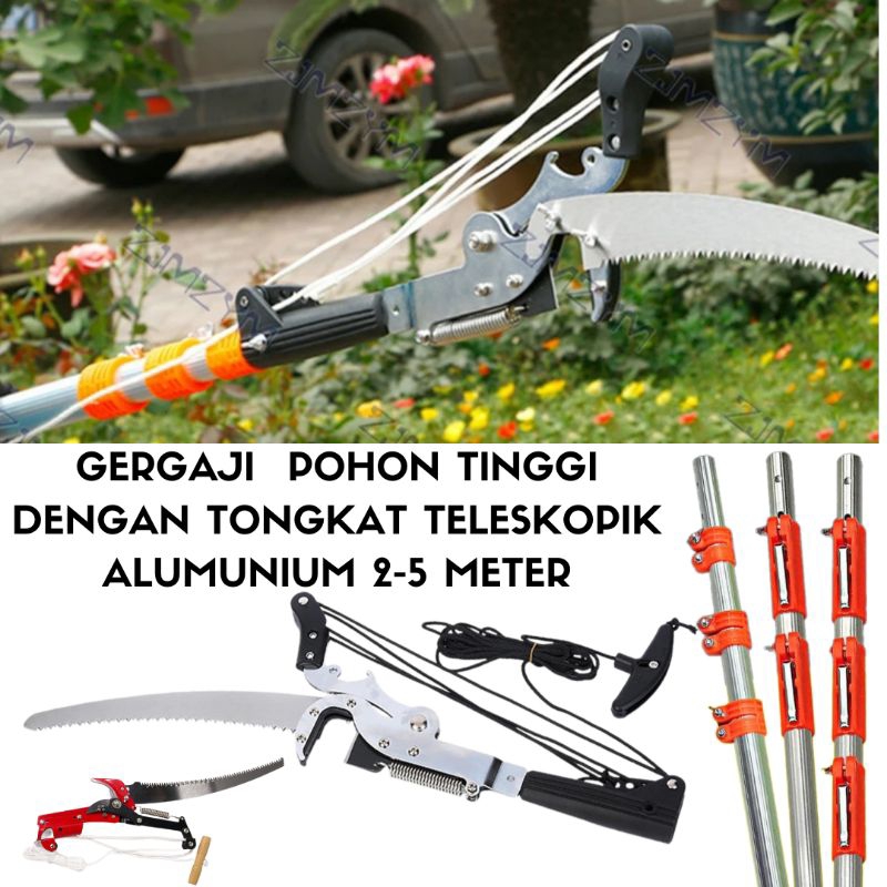 Jual GERGAJI POTONG DAHAN RANTING POHON TINGGI HIGH TREE PRUNNING SAW ...
