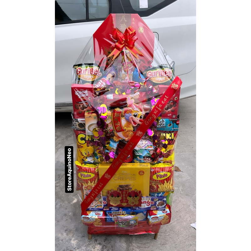 Jual Parcel Imlek Premium 3 Tingkat FreeKartu ucapan 2025 | Shopee ...