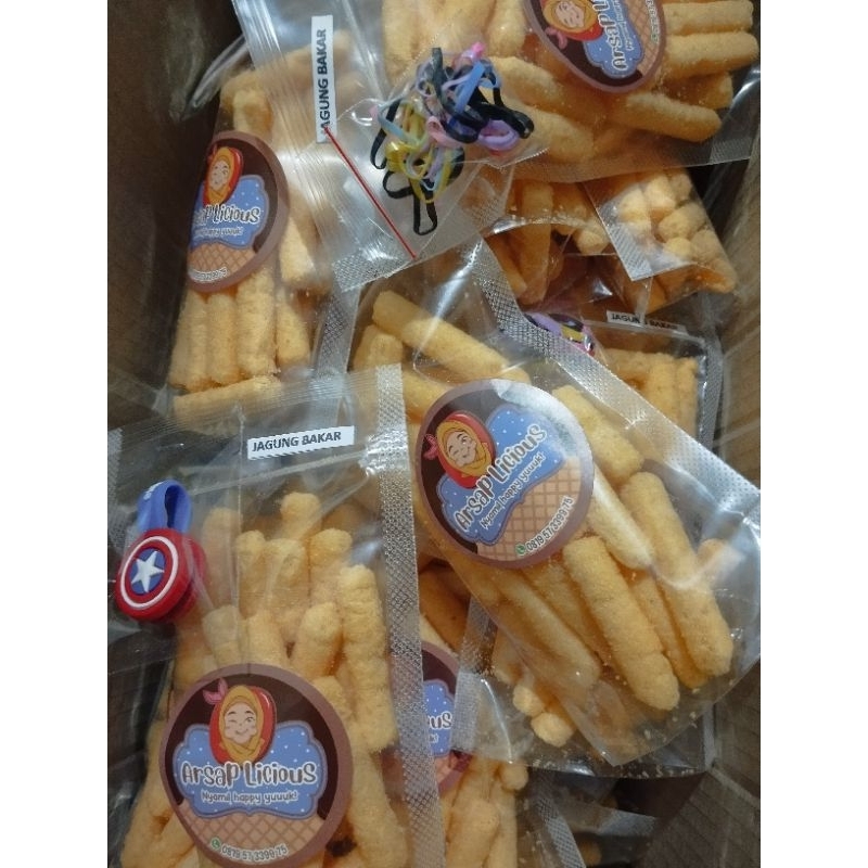 Jual Stick Jagung Aneka Rasa Getas Gabus Manis Cemilan Viral Murah ...