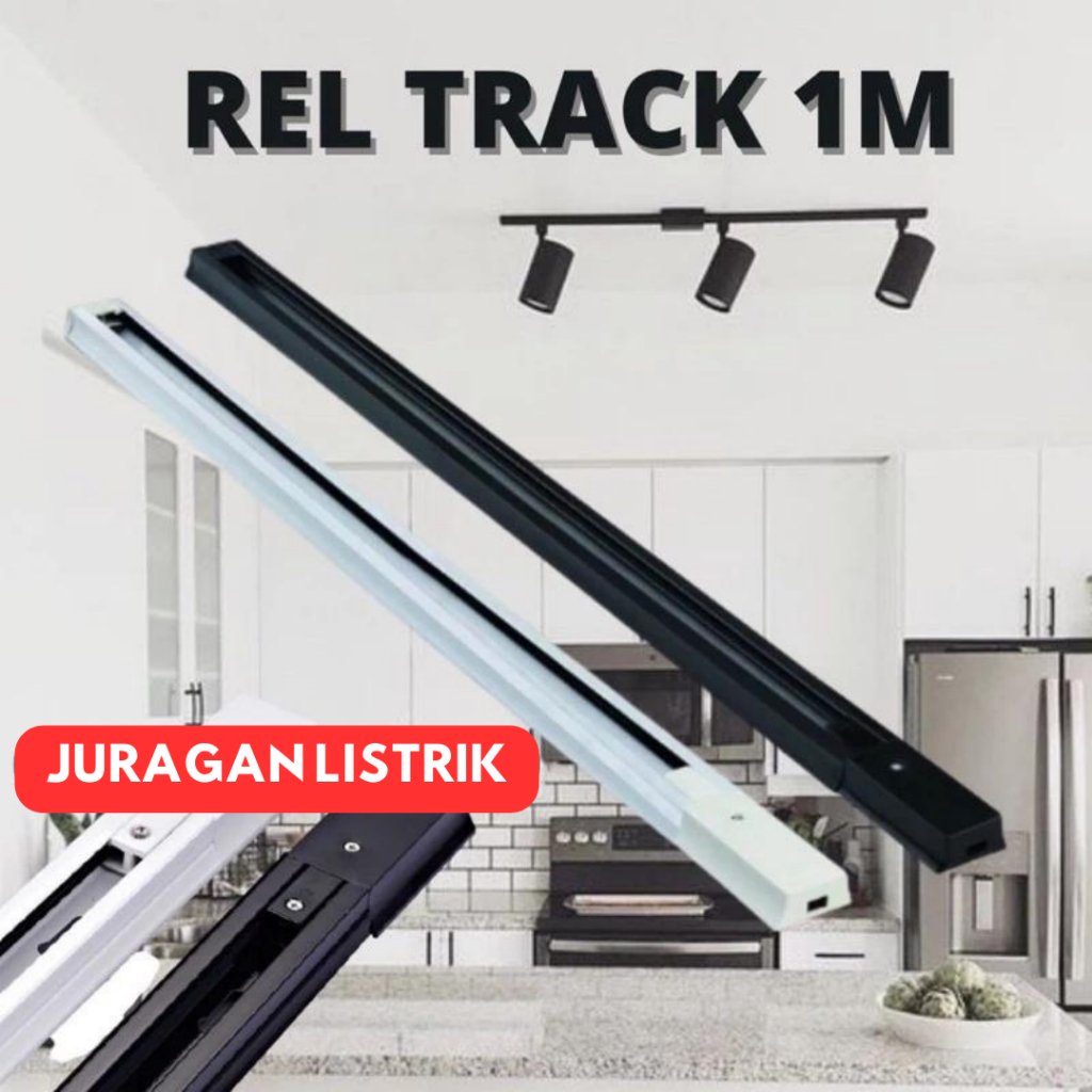 Jual SAMBUNGAN REL TRACK SPOTLIGHT / SAMBUNGAN LAMPU REL TRACK LED ...