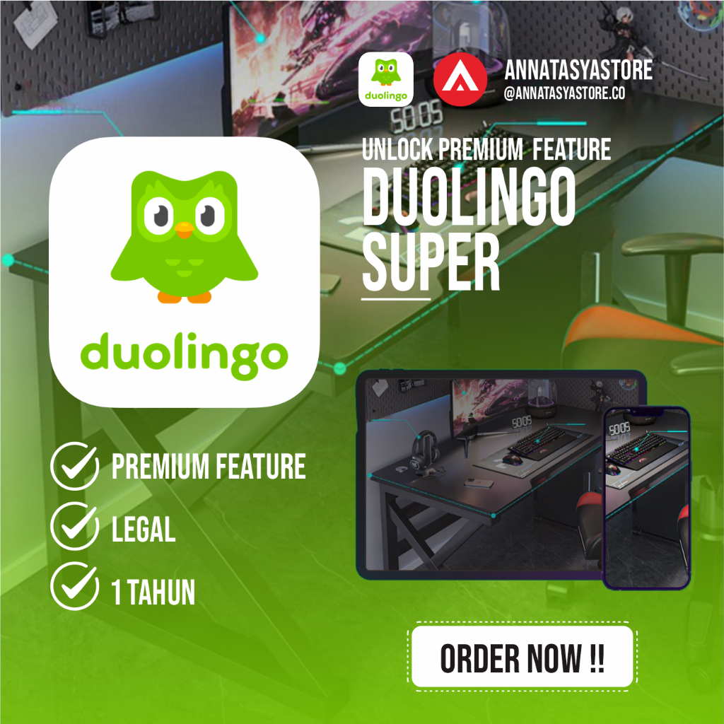 Jual Duolingo Premium Murah Bergaransi Bukan Trial Duolingo Resmi ...