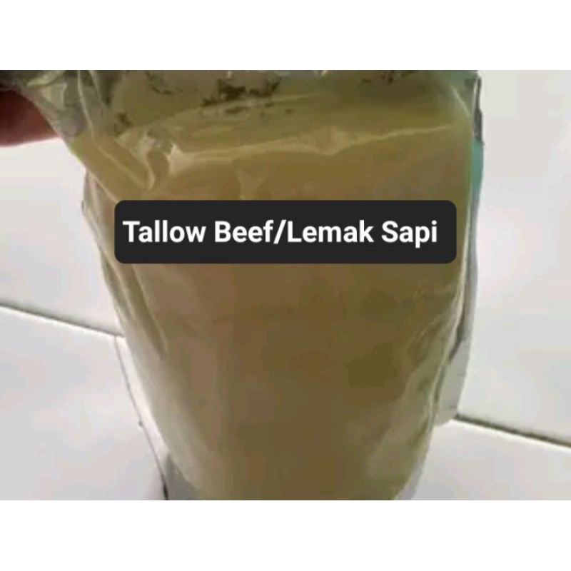 Jual Tallow beef / minyak sapi murni 100%, berat 200gr | Shopee Indonesia