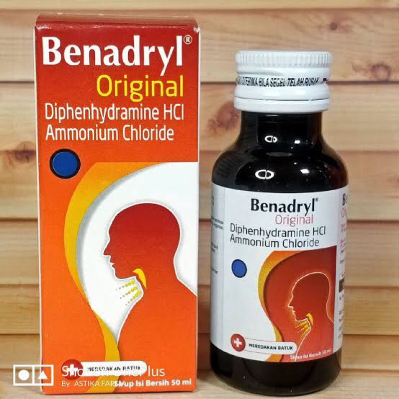 Jual Benadryl original sirup 50ml Shopee Indonesia