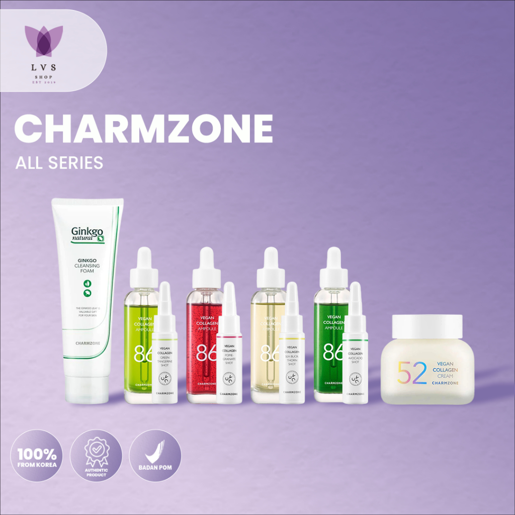 Jual Charmzone All Variant (Ginkgo Natural Cleansing Foam, Vegan
