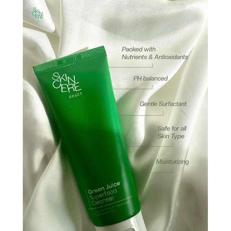 Jual SKINCERE RESET !! GREEN JUICE SUPERFOOD CLEANSER !! FREE TRAVEL