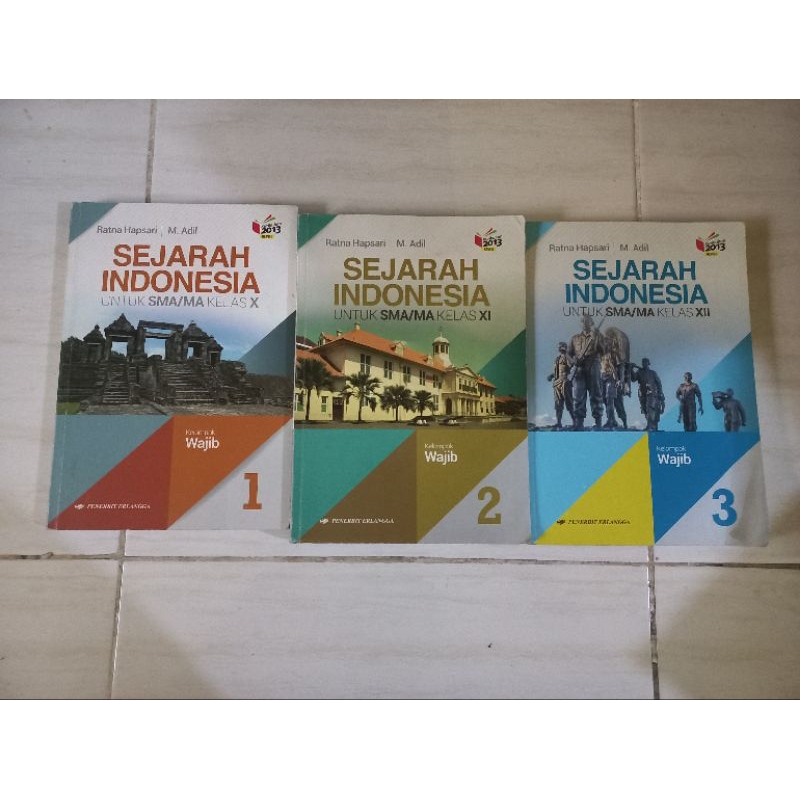 Jual SEJARAH INDONESIA KELOMPOK WAJIB KELAS 10 11 12 SMA ERLANGGA ...