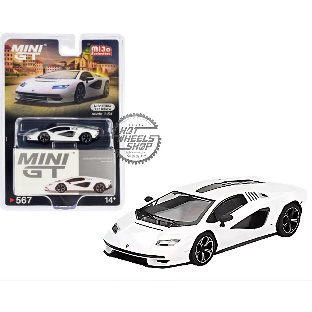 Jual MINI GT 567 MIJO Lamborghini Countach LPI 800-4 Bianco Siderale ...