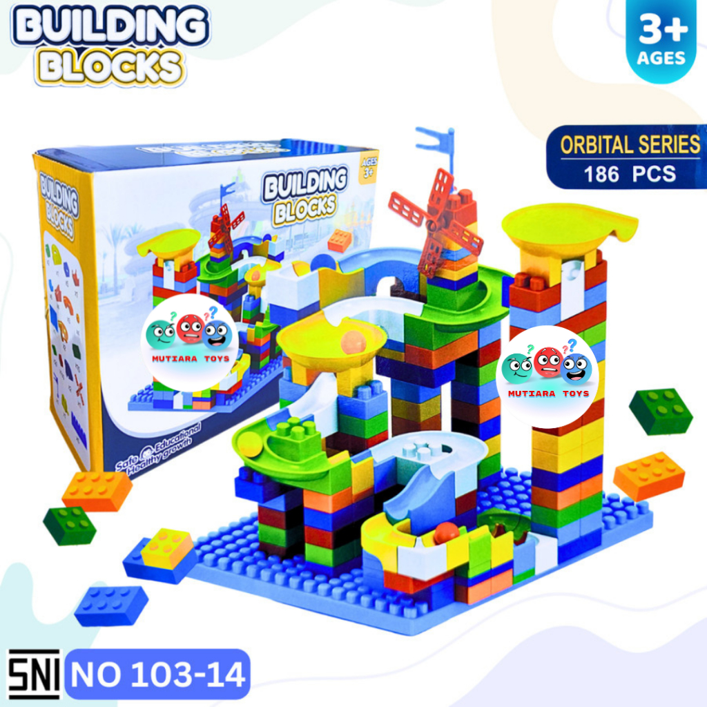 Jual MUTIARATOYS Mainan Building Blocks Orbital Series 186pcs NO.103-41 ...