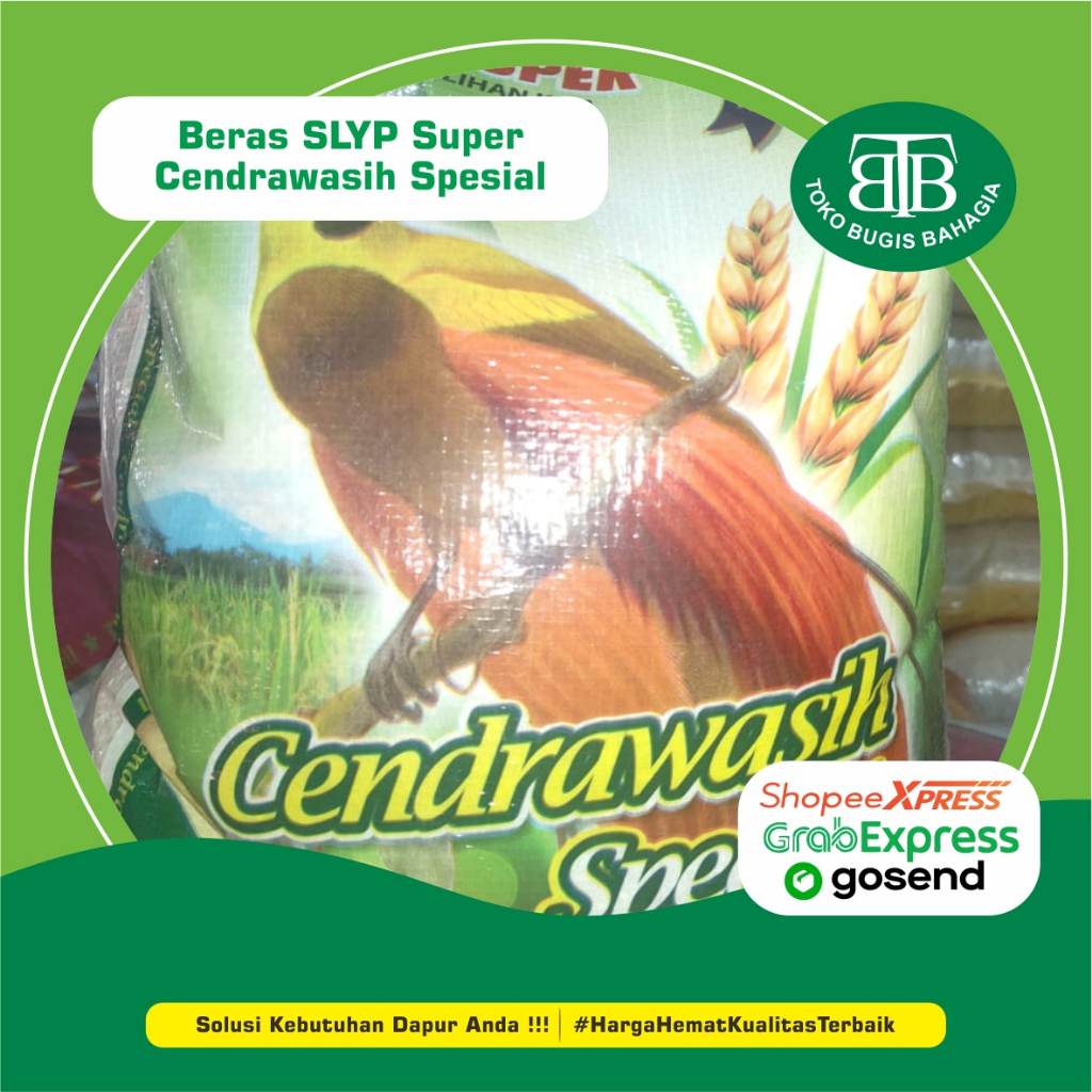 Jual Beras SLYP Super Cendarawasih Spesial 5 Kg, Murah Makassar