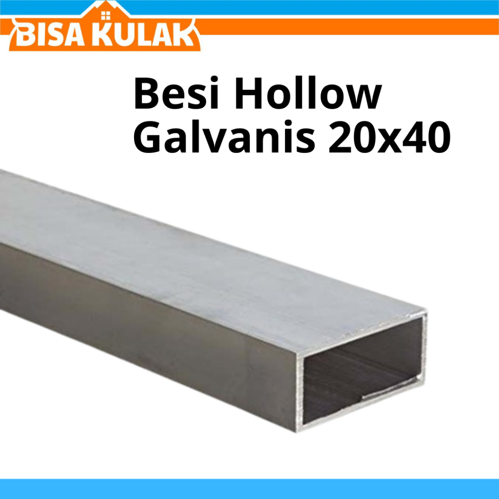 Jual Besi Holo Holow Galvanis 20x40 Hollow Galvanis 2x4 Shopee