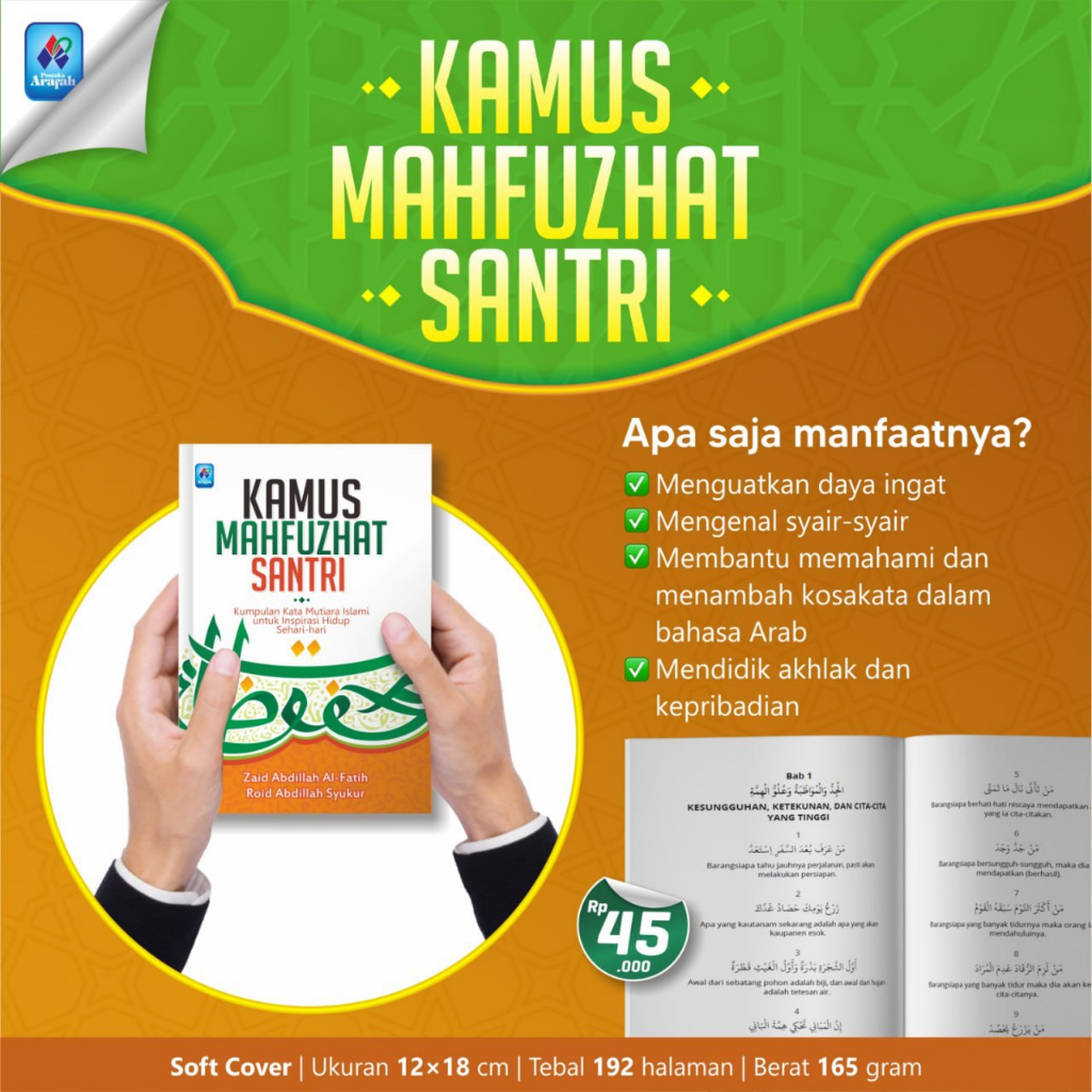 Jual Kamus Mahfuzhat Santri Kumpulan Kata Mutiara Islami Untuk ...