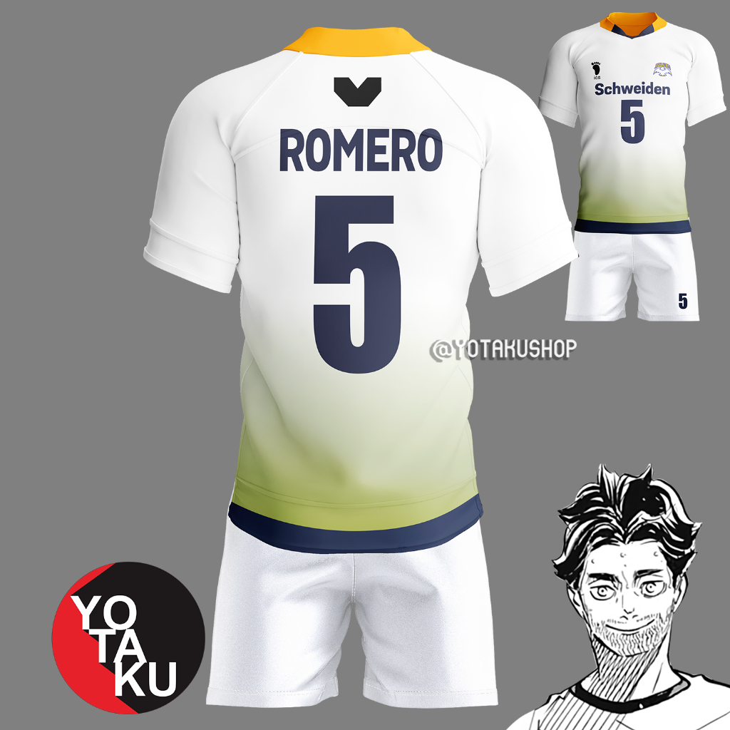 Jual Jersey Anime Cosplay Haikyuu Haikyu Nicollas Romero SCHWEIDEN ...