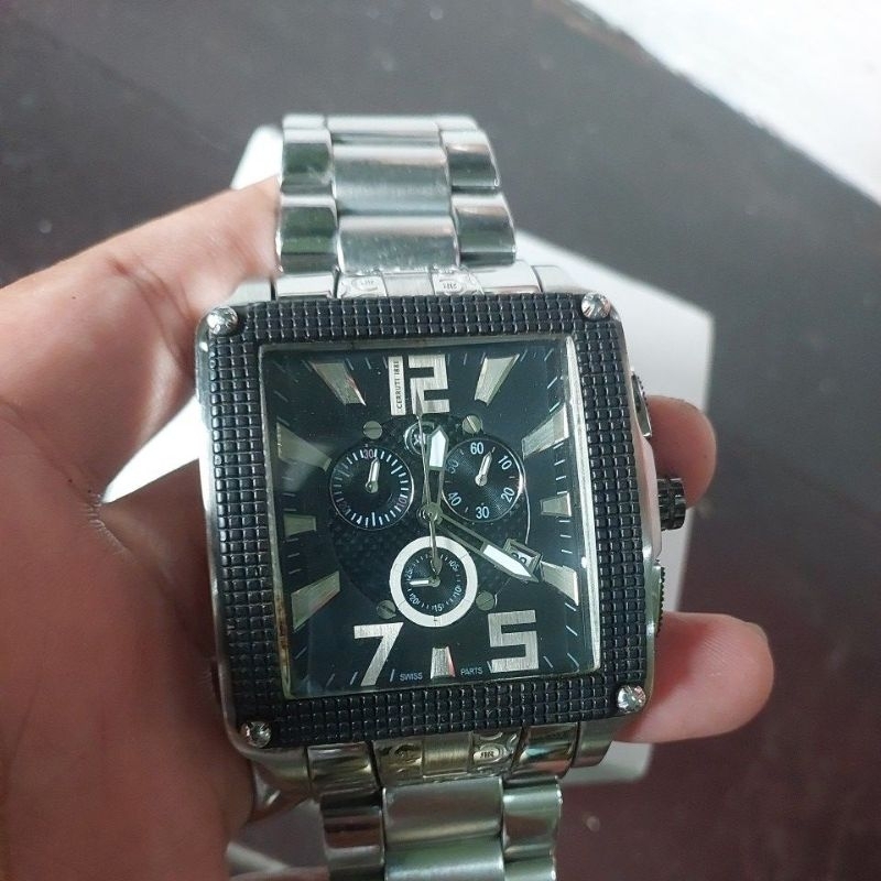 Wrist Watch Cerruti 1881 Swiss Made Jam Tangan Kotak Cerruti 1881