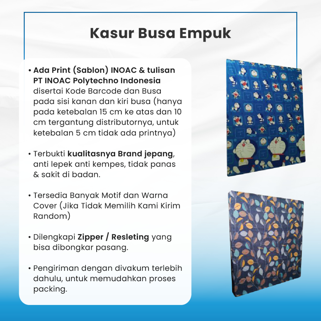 Jual Kasur Busa Inoac 200x180x20 D23 No 1 Garansi 10 Tahun Original ...