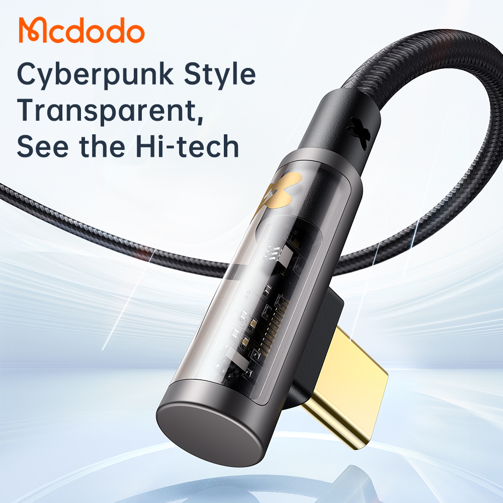 Jual Mcdodo Ca-3380 Kabel Data 90° USB To Type C Gaming Fast Charging ...