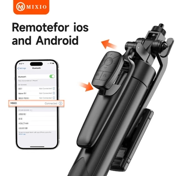 MIXIO A91L 190CM Tripod Tongsis Bluetooth Remote Multifungsi Selfie Stick