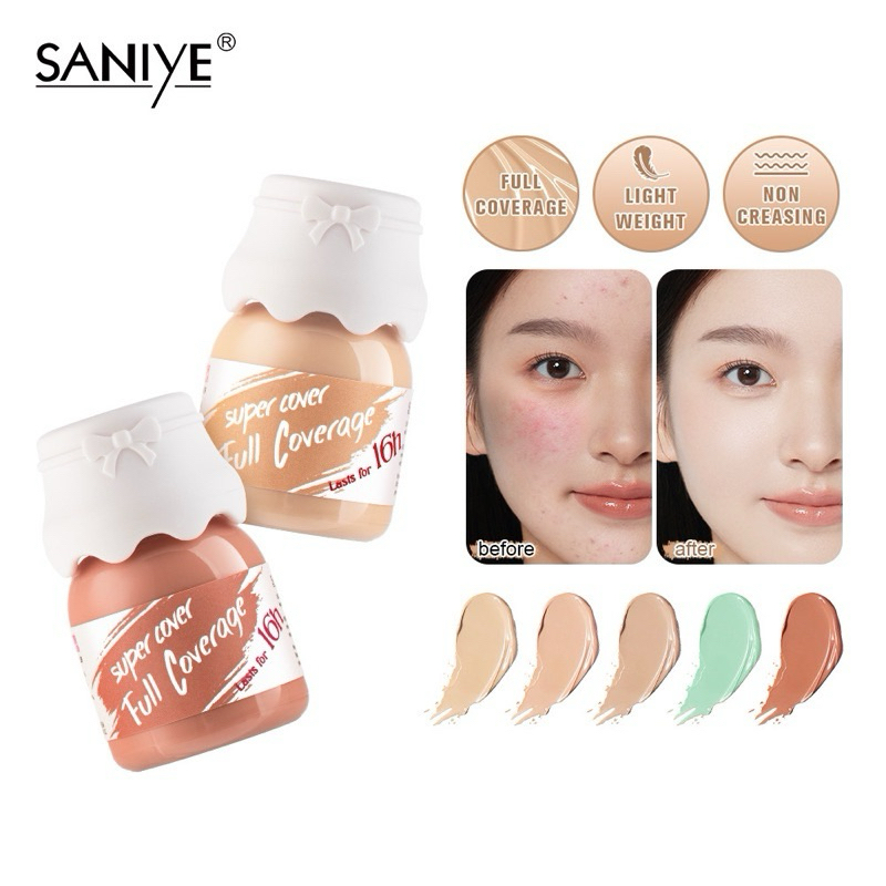 Jual Saniye Super Cover full Coverage Concealer Bottle R8046 Shopee