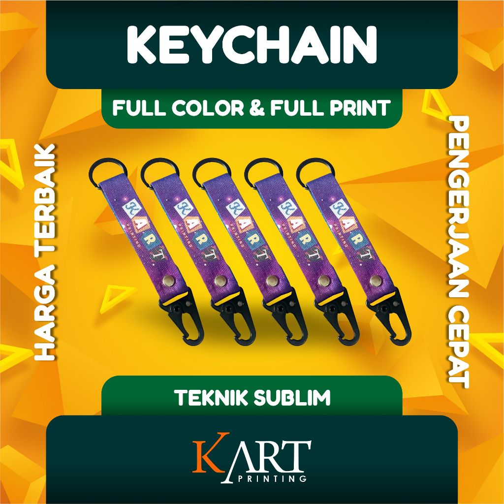 Jual GANTUNGAN KUNCI / KEYCHAIN PRINTING SUBLIM CUSTOM FULL COLOR ...
