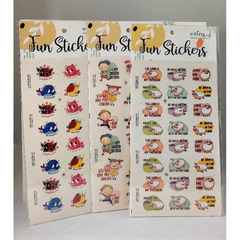 Jual STICKER SEKOLAH MINGGU MOTIF | Shopee Indonesia