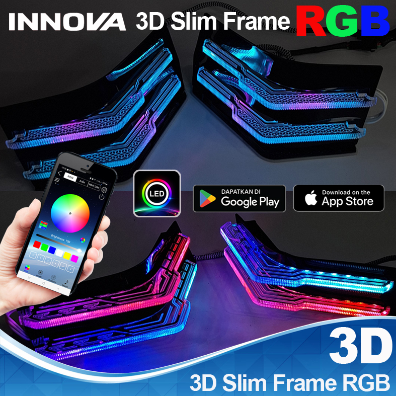Jual Slim Frame DRL CAKAR Innova Reborn Type V & G Lazy Custom Lampu ...