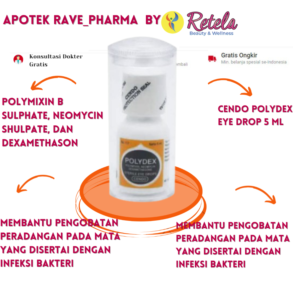 Jual Cendo Polydex Eye Drop 5 ml Shopee Indonesia