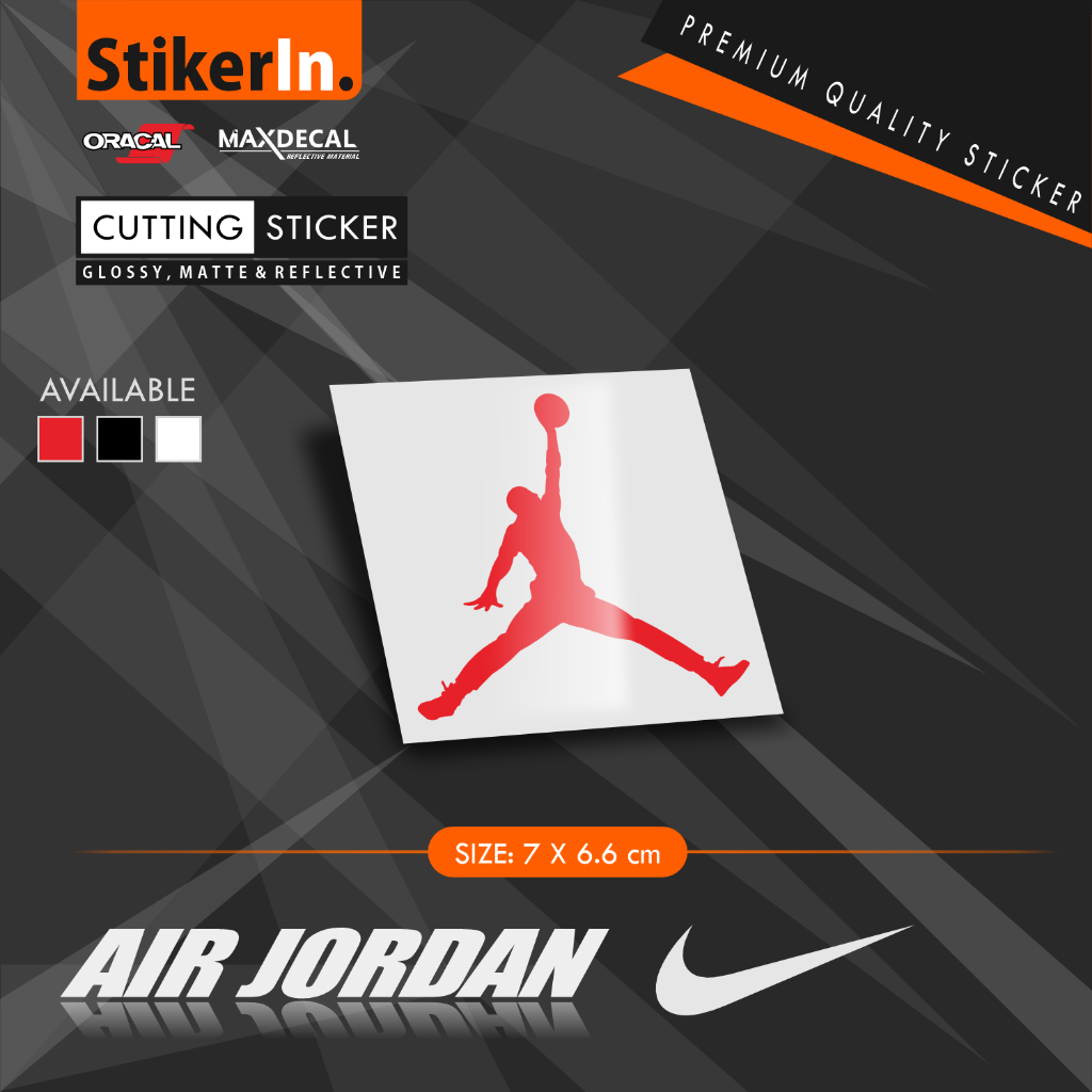 Jual Stiker Air Jordan Cutting Sticker Logo Air Jordan | Shopee Indonesia