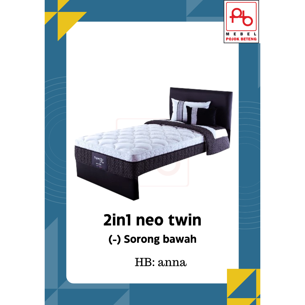 Jual Springbed sorong 2in1 Neo Twin Superfit Comforta Jogja (DIVAN ATAS ...
