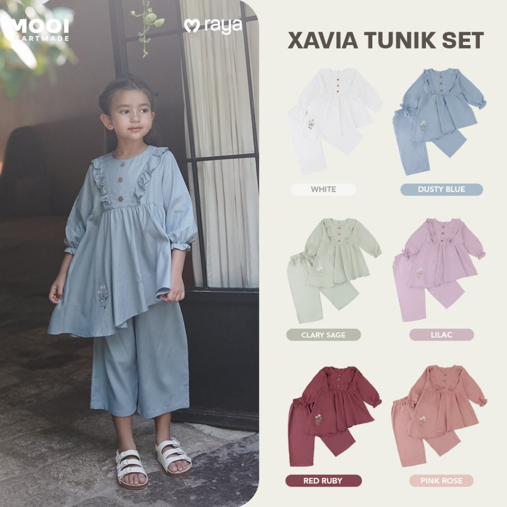 Jual Mooi Setelan Anak Perempuan Raya Collection Xavia Tunik Set ...