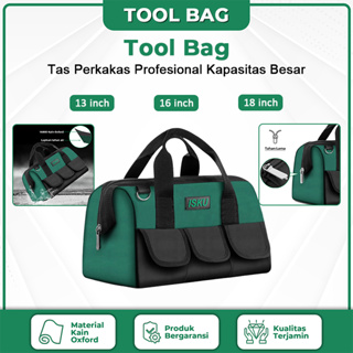 Tas Perkakas Toolkit Toll box, Tool Bag Storage Tahan air dengan Strip  Reflektif Waterproof