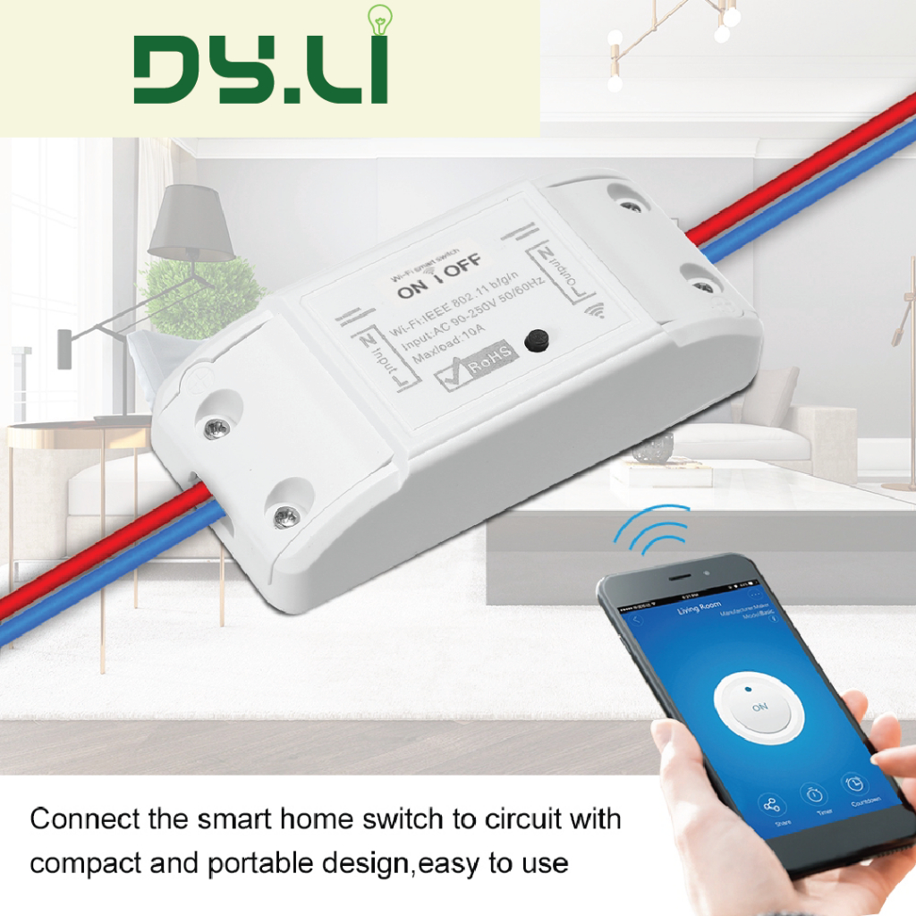 Jual Dyli Smart BREAKER ON OFF Switch Wireless IoT Home Automation ...