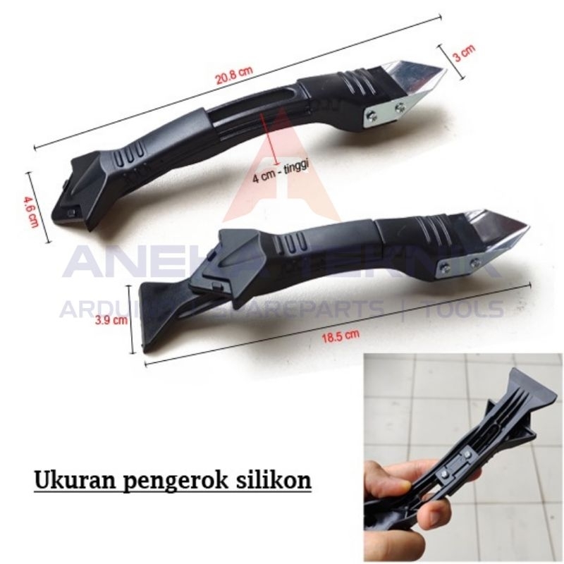 Jual SET Pengerok Lem Silikon Nat Pembersih Glue Sealent Scraper Tool ...