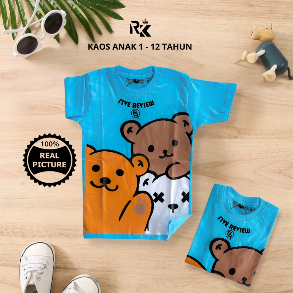 Jual Baju Anak Distro BEAR Usia 1 2 3 4 5 6 7 8 9 10 11 12 Tahun ...