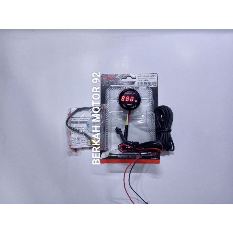 Jual TERMOMETER SUHU BULAT KOSO i-GEAR METER ORIGINAL UNIVERSAL 12V ...