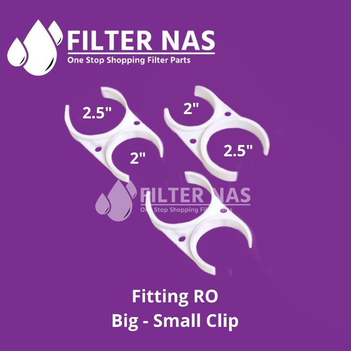 Jual Clip Big-Big, Small-small, Big-small Reverse osmosis RO - Klip ...