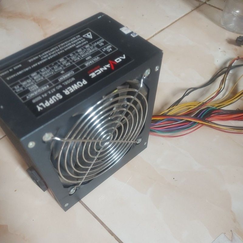 Jual power suply pc Fan samping besar 500watt | Shopee Indonesia
