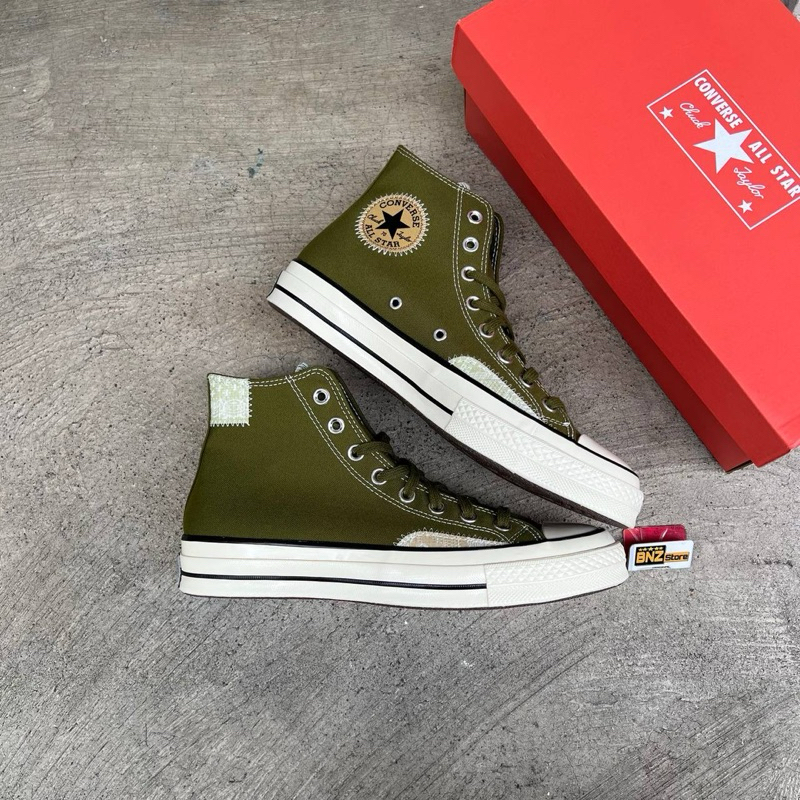HOT High Tops Converse Green Chuck 70 High Sneakers