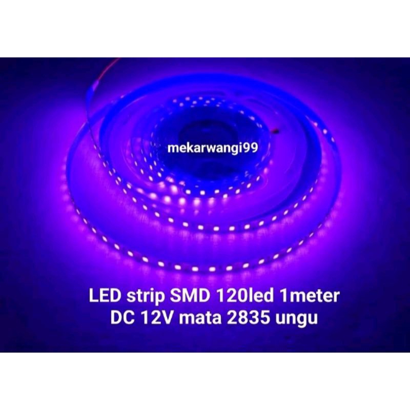 Jual Lampu LED Strip Smd 120LED 2835 DC 12V 1METER | Shopee Indonesia