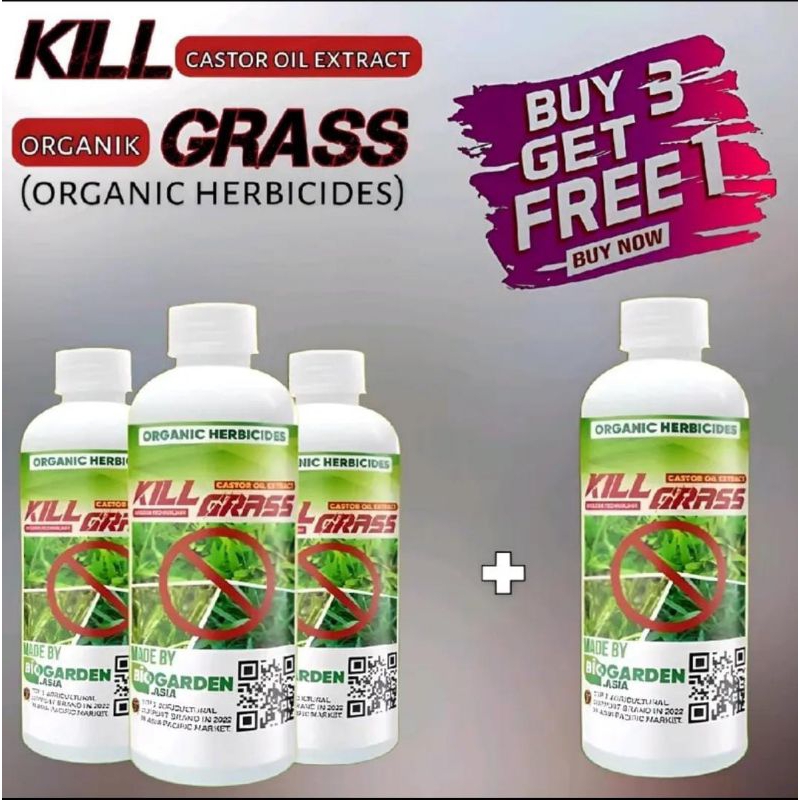 Jual Kill grass herbisida biologis pembasmi rumput liar/gulma 500ml