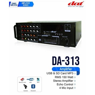 Jual POWER MIXER AMPLIFIER DAT 4 CHANNEL DA 313 BLUETOOTH | Shopee ...