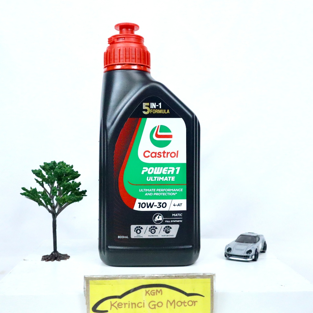 Jual Castrol Power 1 Ultimate Matic SAE 10W-30 800ml API SN JASO MB Oli ...